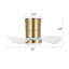 Ventilateur de plafond 22 po à 3 pales 22 pouces avec télécommande-1281072293-1281072283