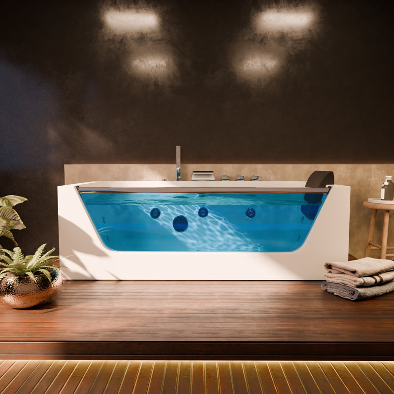 Baignoire tourbillon en acrylique 59,4 po Serelis