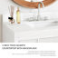 Meuble-lavabo en bois massif 36 po avec dosseret et tiroirs à fermeture en douceur-1348323843