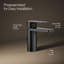 Parallel Single Hole Bathroom Faucet with Drain Assembly-620365525