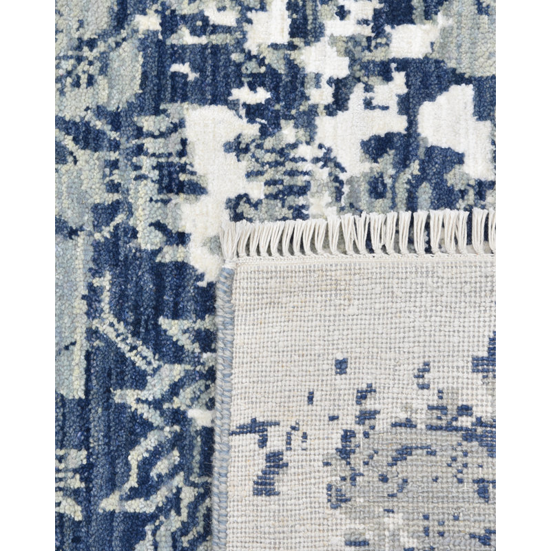 Overdyed One-of-a-Kind 9' 1" X 12' 2" Hand Knotted Area Rug