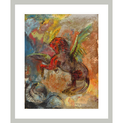 «Pegasus and Hydra» par Odilon Redon, impression giclée sur cadre