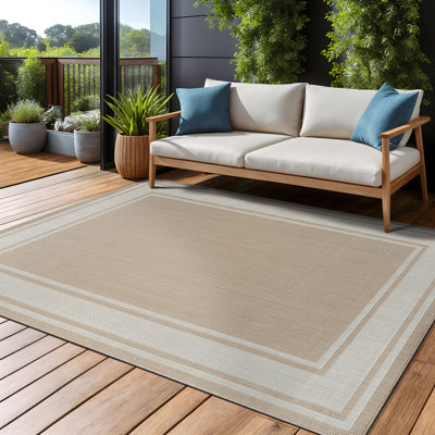 Tapis intérieur / extérieur beige Waikiki