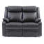 Causeuse élégante noire contemporaine-879266565