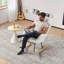 Chaise berçante d'appoint en tissu avec rembourrage en mousse pour le salon-315675044