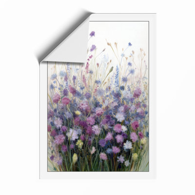 Lavender Meadow Botanical - Framed Print