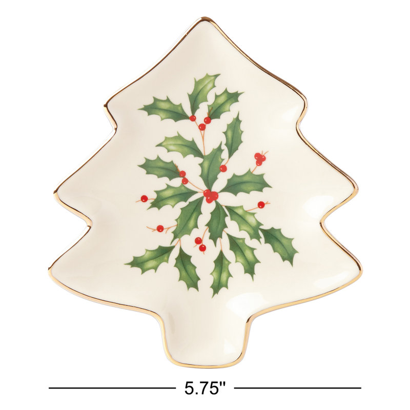 Lenox Hosting the Holidays Tree Bread and Butter Plate