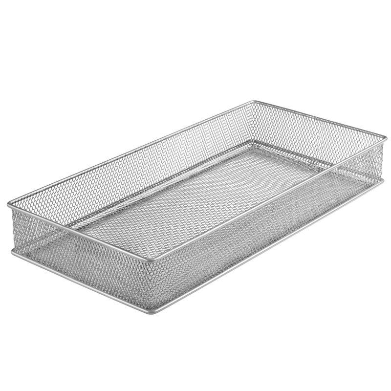 Panier de rangement pour bureau et tablettes Office, H 2 po x l 6 po x P 15 po