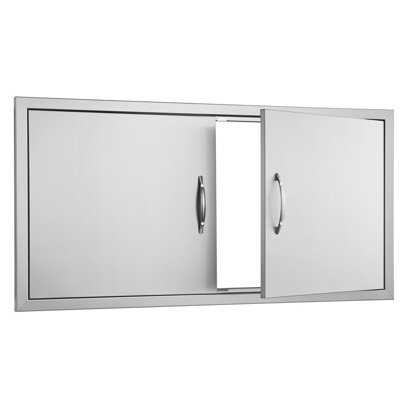 42'' Stainless Steel Double Outdoor Kitchen Access Door