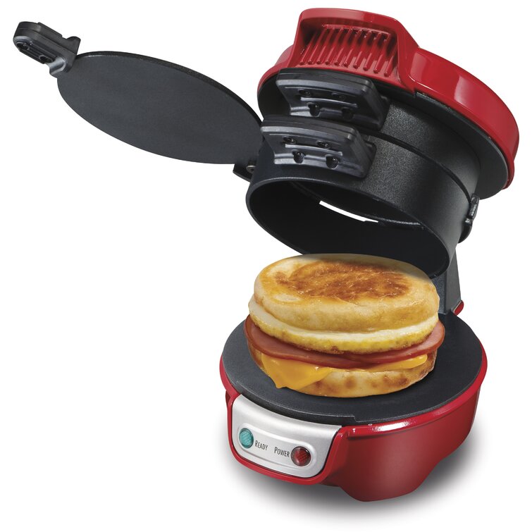 Hamilton Beach 25483 Breakfast Sandwich Maker, Coral