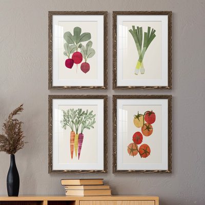 Organic Veg I - impression de 4 pièces
