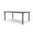Jasper Rectangular Metal Outdoor Dining Table , 73'' in. W 44'' in. D