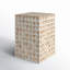 Tabouret d'appoint en bois massif Hobbes Murrill