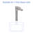 Modern Tall Single-Handle Vessel Sink Faucet for Bathroom Vanities