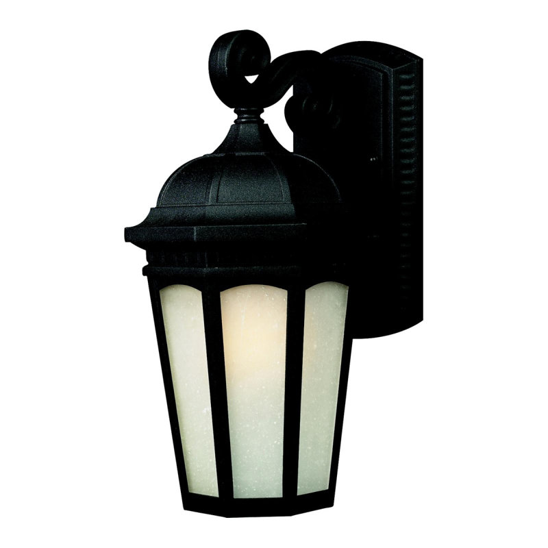 Lanterne murale d'extérieur 1 lumière Laceyville, Noir, H 15,75 po x l 8,25 po x P 9,5 po