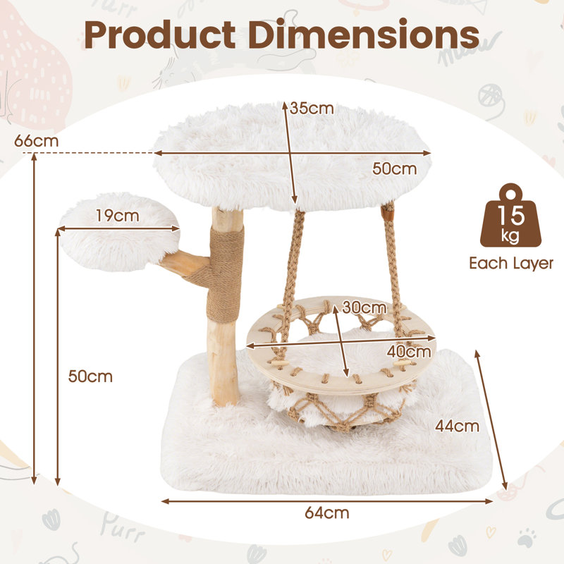 66cm H Cat Tree