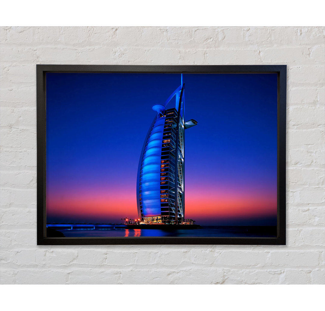 Burj Al Arab Dubai Uae - Einzelner Bilderrahmen Kunstdrucke auf Leinwand