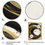 Noir, argent et or mélangeant des tourbillons III - peinture sur toile-1846681389-1846681390