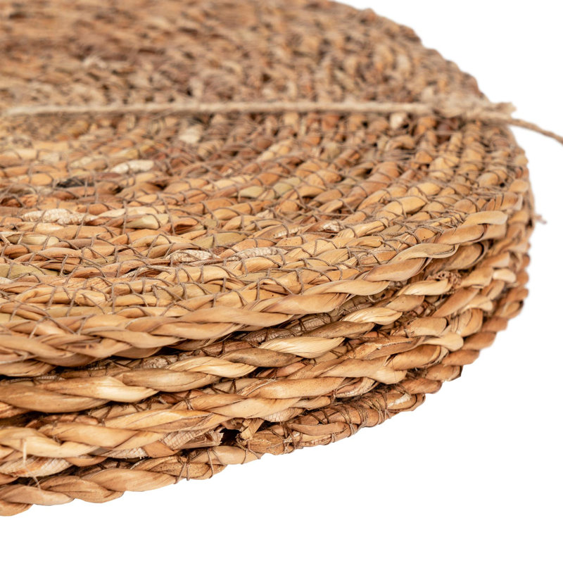 Argon Tableware - 30cm Woven Typha Placemats - Set of 6