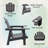 Devito All-Weather Resistant HDPE Plastic Oversize Adirondack Chair-1771610897