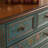 European Style Half-Round Storage Accent Cabinet