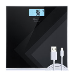 Digital Glass Scale with Anti-slip Tread & Backlight