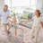 LOOM & LUXE 5X8 Area Rug, Washable Rug, Low-Pile, Non-Slip, Non-Shedding, Foldable, Kid & Pet Friendly - Area Rugs For Living Room, Bedroom, Kitchen (Beige, 5' X 8')