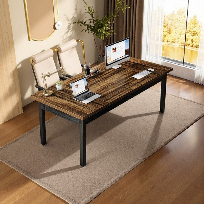 Bureau de direction 63 po - Espace de travail industriel rustique