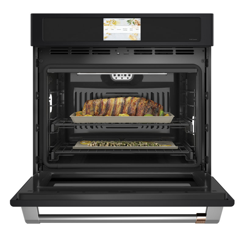 Professional Series Smart Built-in 30" Self Cleaning Convection Electric Single Wall Oven, Matte Black