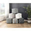 Repose-pieds moderne avec repose-pieds en tissu Patte