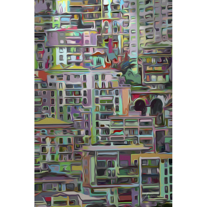 " Stack I " by James Burghardt, 12" H x 8" W x 1.25" D