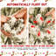Arbre de Noël illuminé enneigé 7 pi avec 400 lumières UL, 1072 pointes en PVC, fil à mémoire dépliable, assemblage facile et support en métal stable, décor des Fêtes enneigé-130534434-130534435