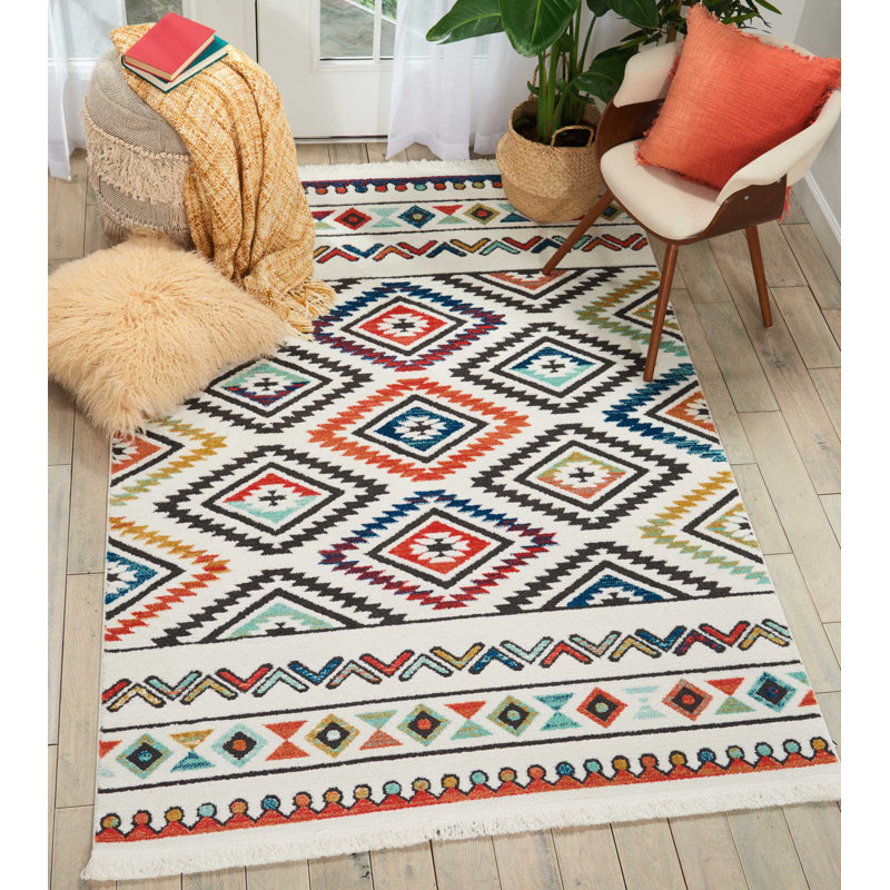 Southwestern Indoor Rug, Rectangle 5'3" x 7'6"