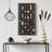Gallery Solutions 26'' x 18" Wall Mount Curio & Shot Glass Display Case-125118024