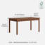 Bureau moderne en bois massif de 47 po avec 2 tiroirs-571038805-579959603