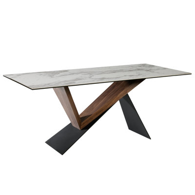 Almere Glass Top Dining Table