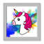 Rainbow Baby Unicorn Canvas Art-47848632-47848637