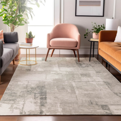 Tapis géométrique Varroville AMF1714 lavable à la machine de qualité supérieure