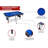 RACK Vega 6-Foot Folding Billiard/Pool Table (Blue)
