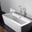 Robinet de baignoire autoportant avec douche à main et utilisation pratique moderne pour baignoire