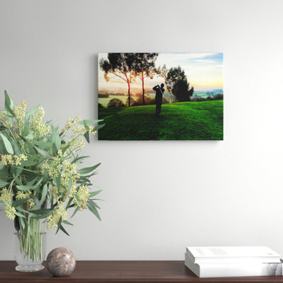 Golf Landscape Photographic - Wrapped Canvas