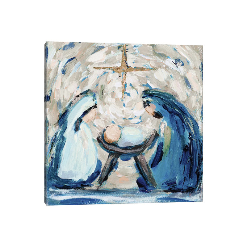 Let Us Adore him - Giclée sur toile tendue avec châssis, H 12 po x l 12 po
