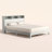 Wilder Modern 64.5" W Queen Platform Bed with Bookcase Headboard-453270968