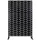 Écran d'intimité extérieur et intérieur en métal H 76 po x l 48 po, écran d'intimité décoratif autoportant pour terrasse de balcon de terrasse, panneaux de clôture d'intimité pour jardin extérieur PS112