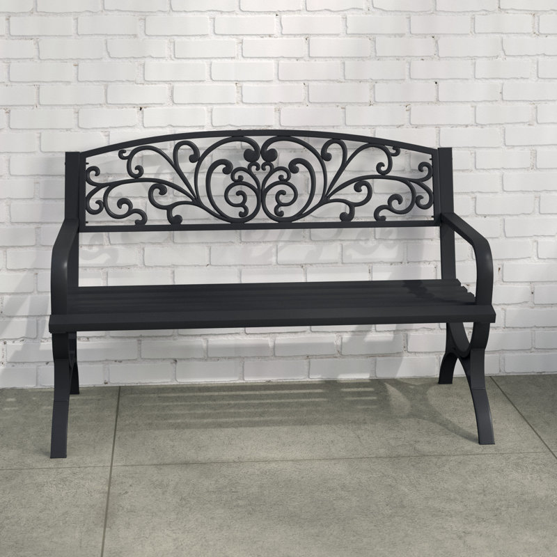 Aalexis Metal Outdoor Bench