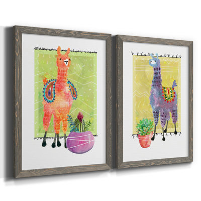 Lovely Llama I - 2 Piece Print
