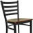 Loughran Ladder Back Metal Restaurant Barstools-94596162-94596160-21223157