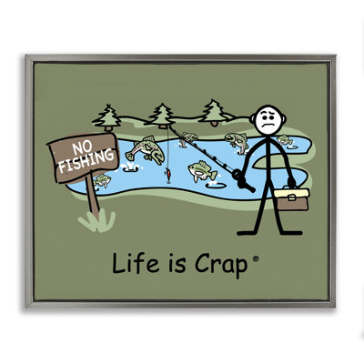 «No Fishing at Pond Floater» par LIC
