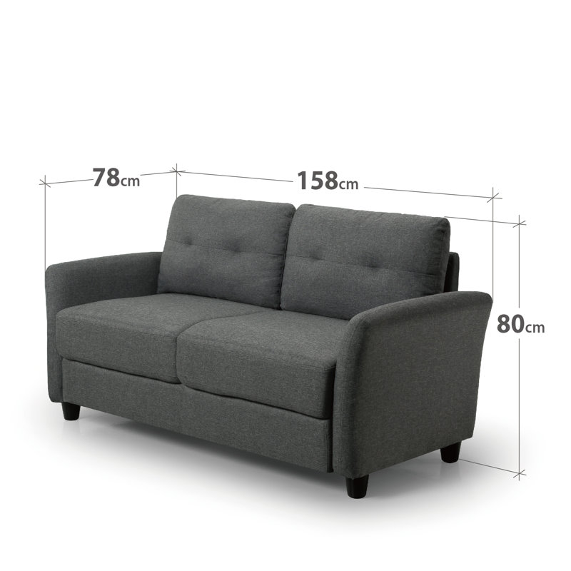 Millersville 2 Seater Linen Loveseat