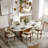 Modern Minimalist Oval Dining Table with Sintered Stone Tabletop, Pedestal Base Dining Table-1254452010-1254452006